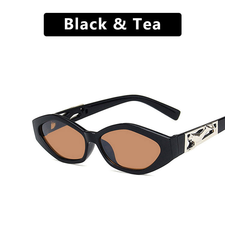 SO&EI Retro Polygon Cat-Eye Sunglasses – UV400