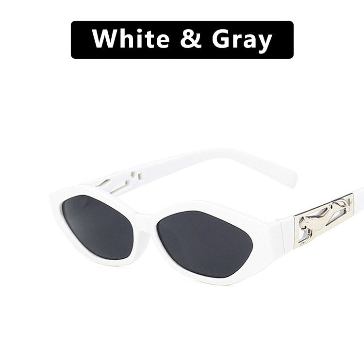 SO&EI Retro Polygon Cat-Eye Sunglasses – UV400