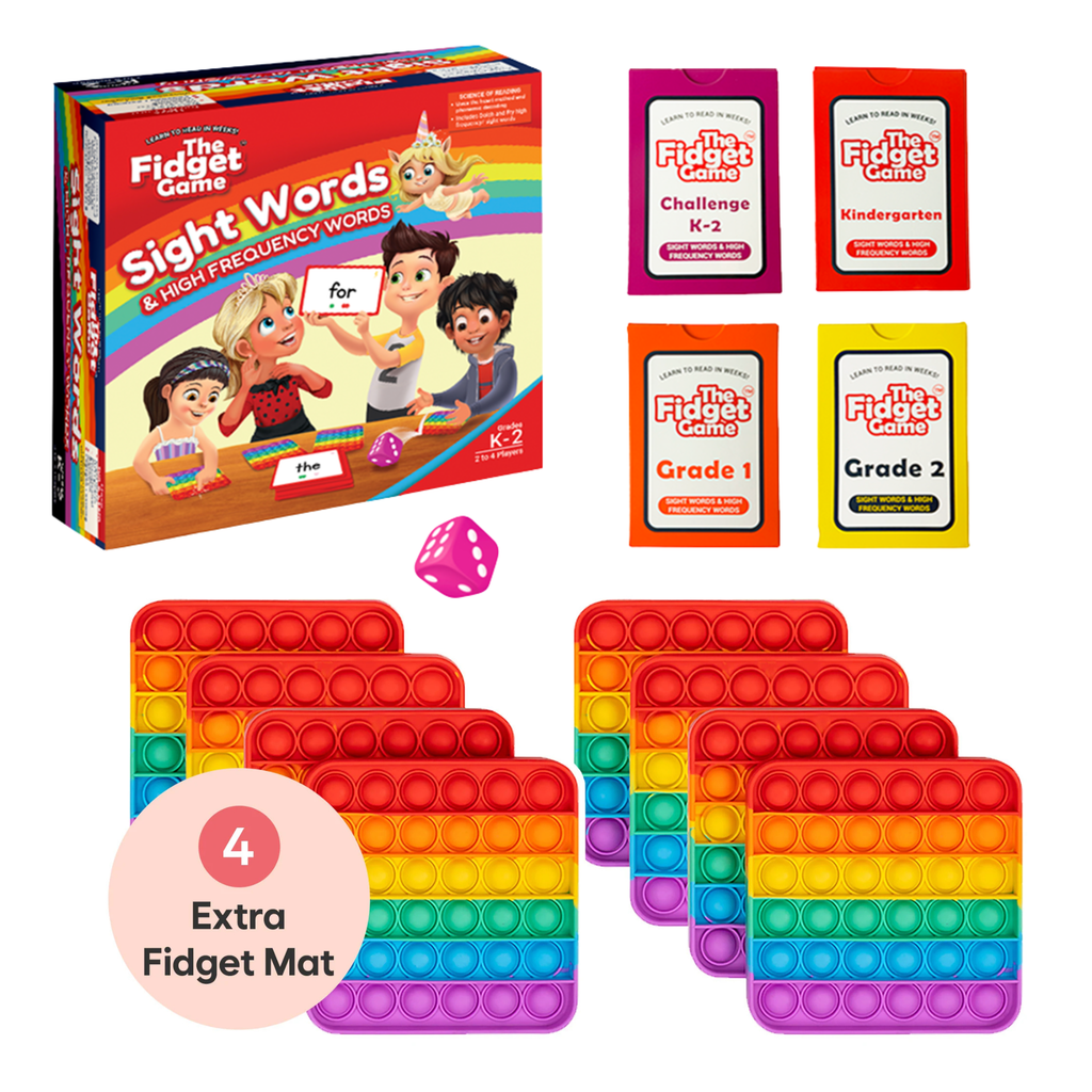 Le jeu de fidgets : Édition mots fréquents