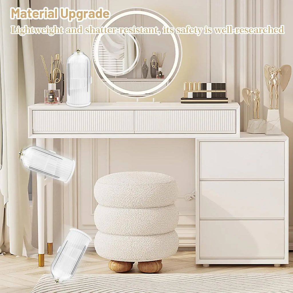 1 Toothbrush Storage Box with a Transparent Cover, 360° Rotating Sliding Opening, Dust-Proof and Water-Resistant, Suitable for Bathrooms, Bedrooms and Dressing Tables.
