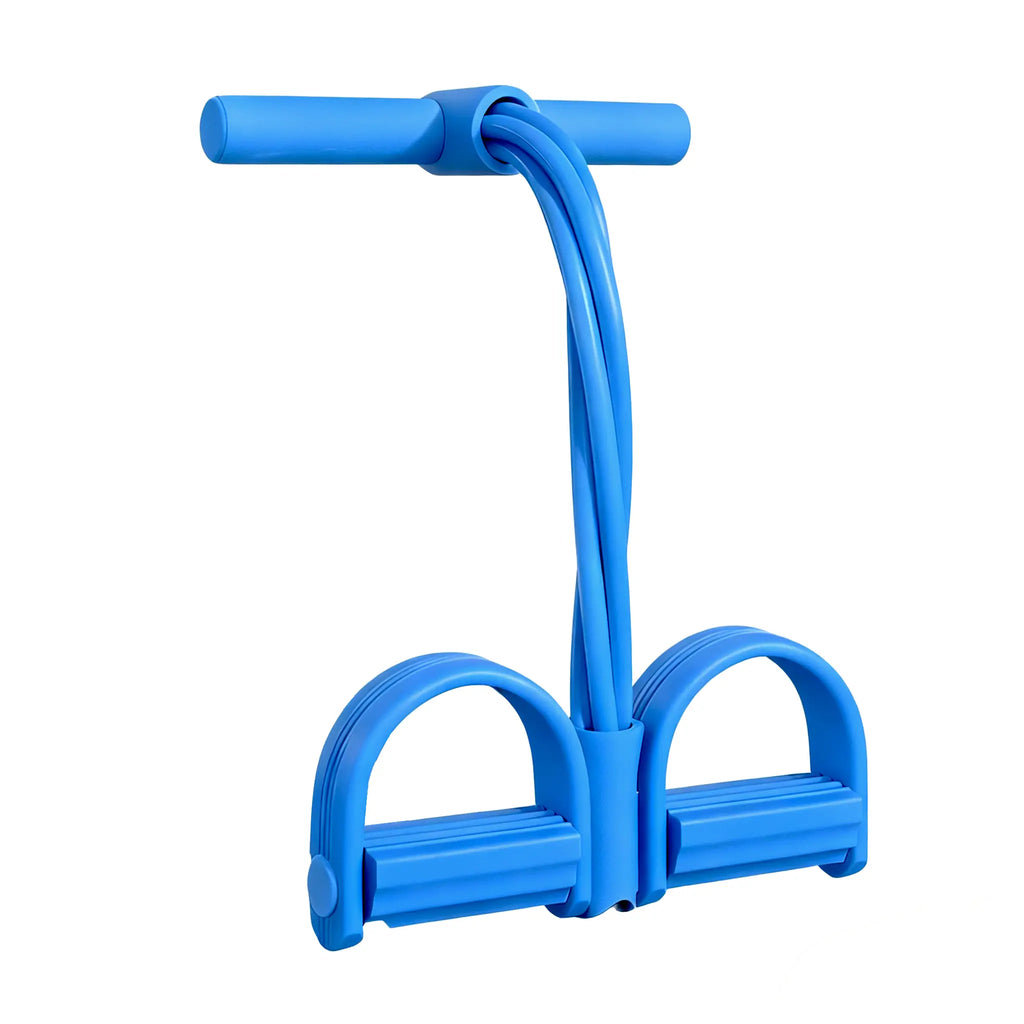 Multi-Functional Pedal Resistance Band Trainer – Portable Foot Pedal Fitness Equipment for Home Gym Full Body Workout, Abdominal Training, Sit-Ups, Yoga，Rehabilitation Training