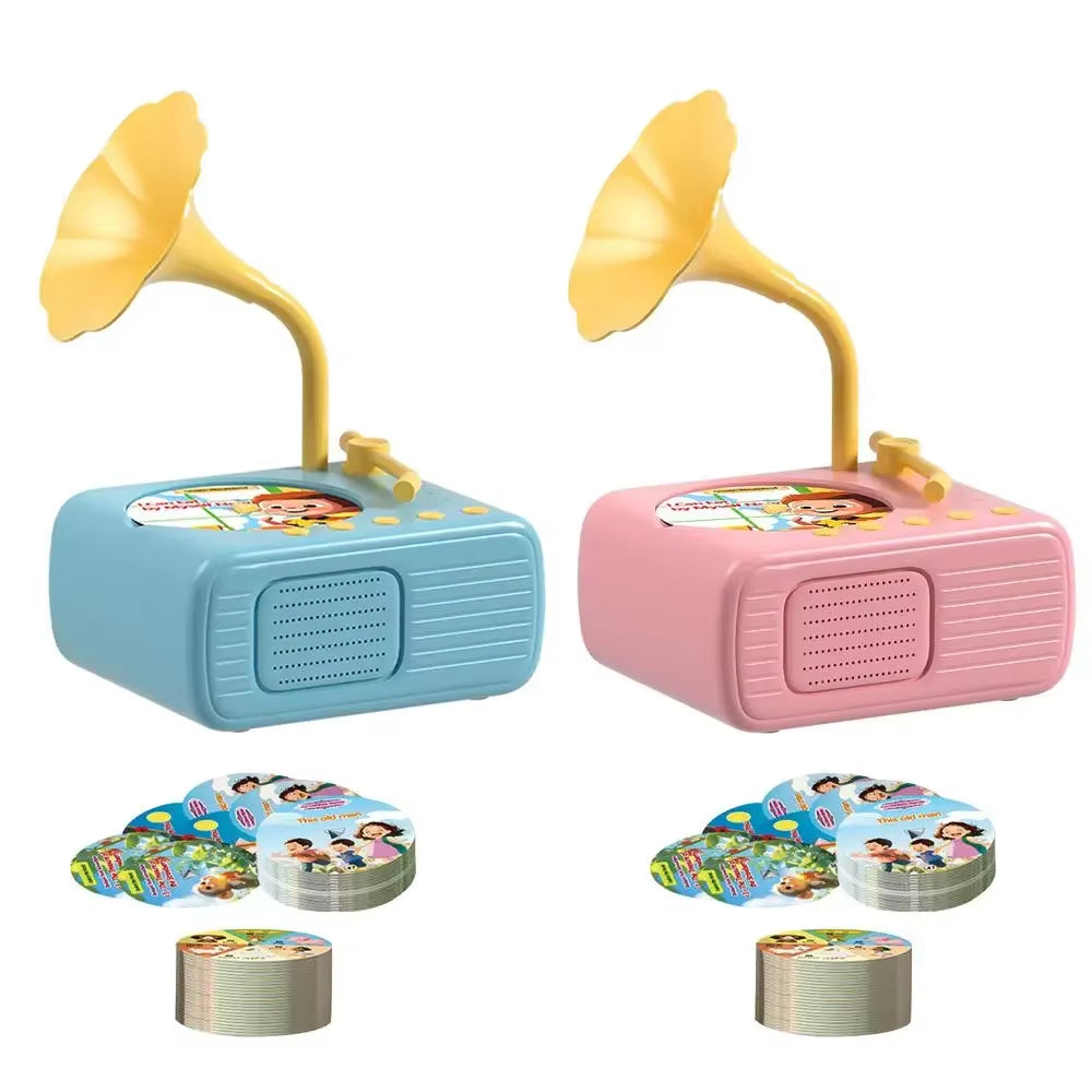 StoryTunes Junior – Children’s Phonograph Music & Story Player with 96 Learning Cards