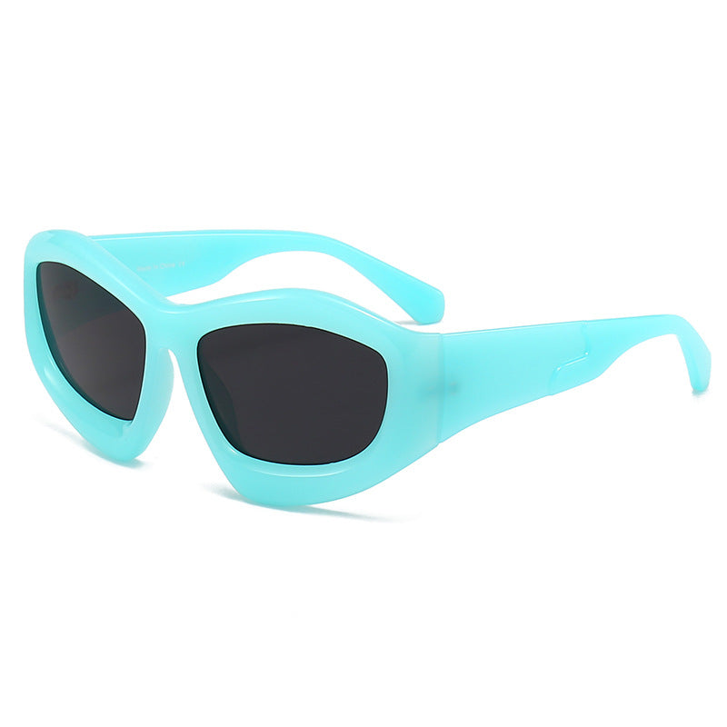 Lunettes de soleil de personnalité concave pour hommes et femmes, idéales pour l'extérieur