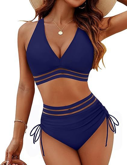 Women's High Waist Bikini Split Suit