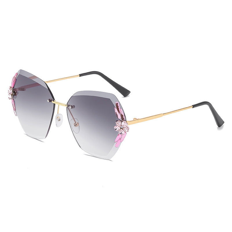 Women's Rhinestone Sunglasses – UV Protection