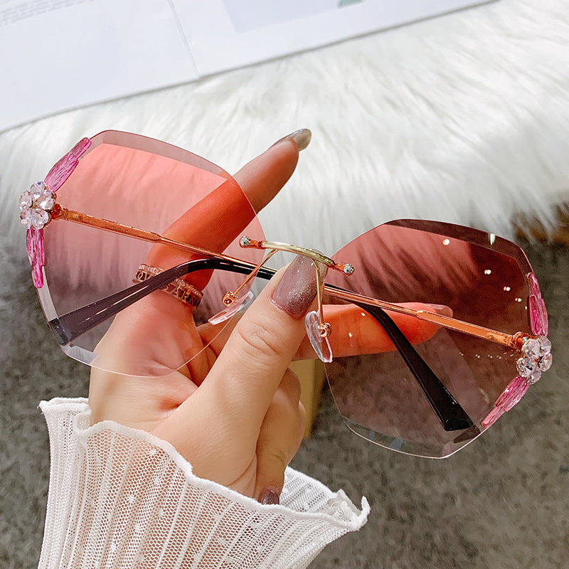 Women's Rhinestone Sunglasses – UV Protection