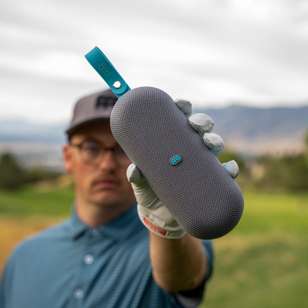 PPG A2 SLIM GPS Golf Speaker Powered by Golf Logix - Light Blue