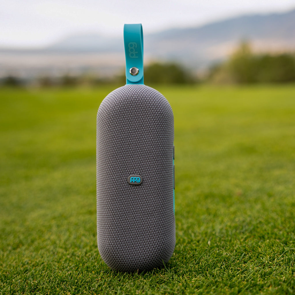 PPG A2 SLIM GPS Golf Speaker Powered by Golf Logix - Light Blue