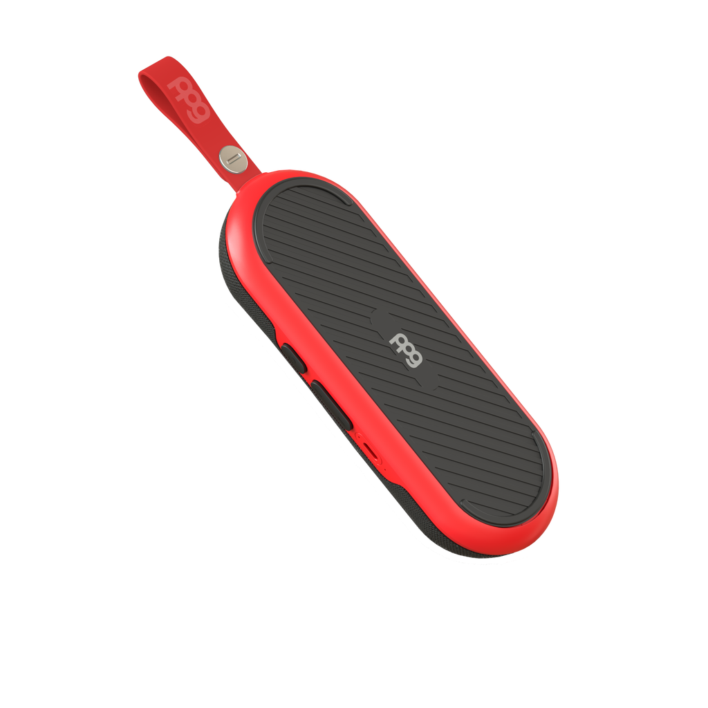 PPG A2 SLIM GPS Golf Speaker Powered by Golf Logix - Red