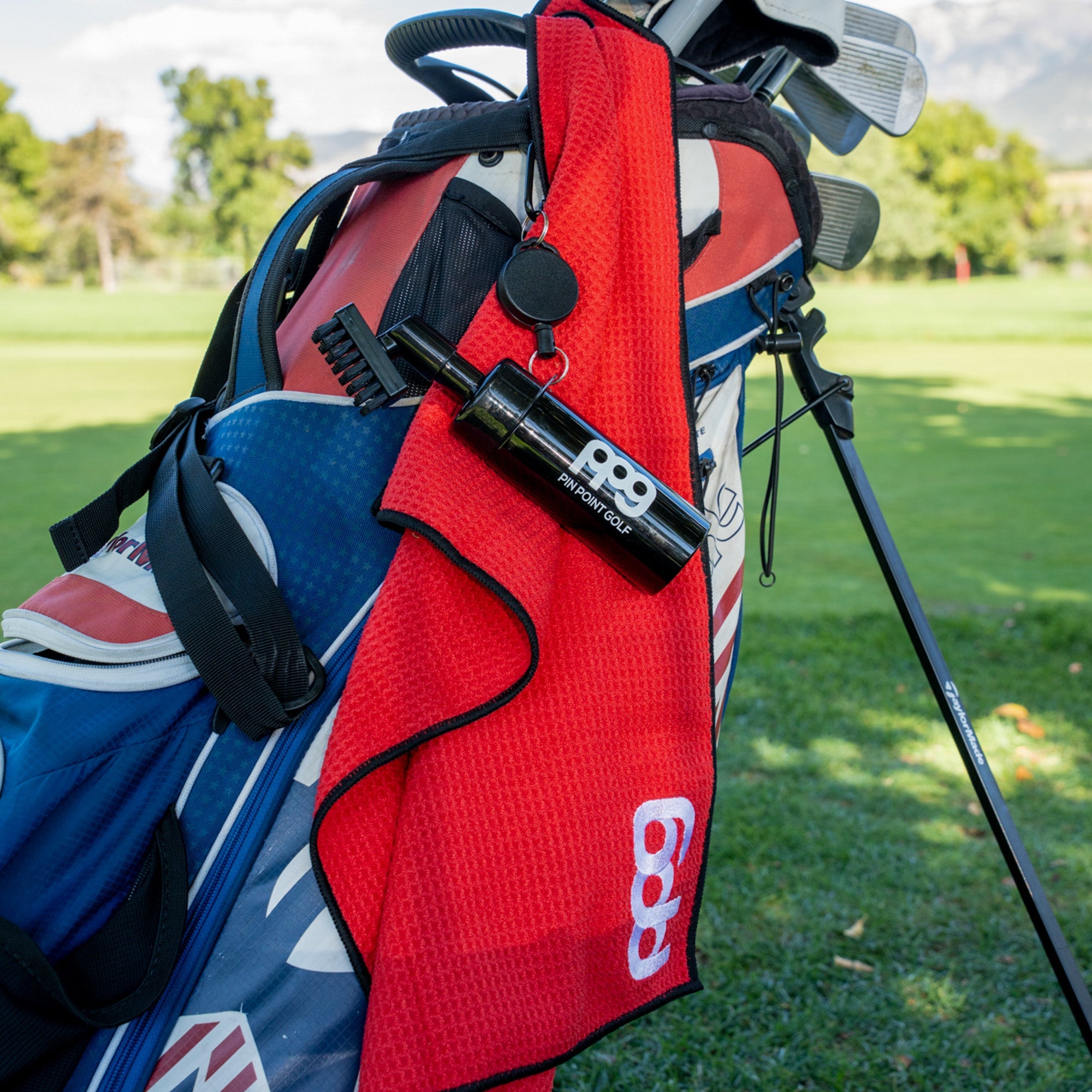 Magnetic Golf Towel Gray