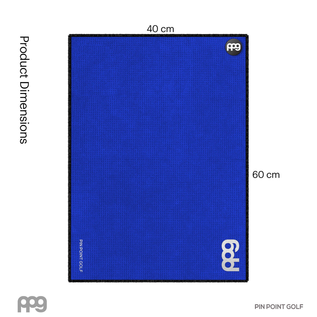 Magnetic Golf Towel Blue