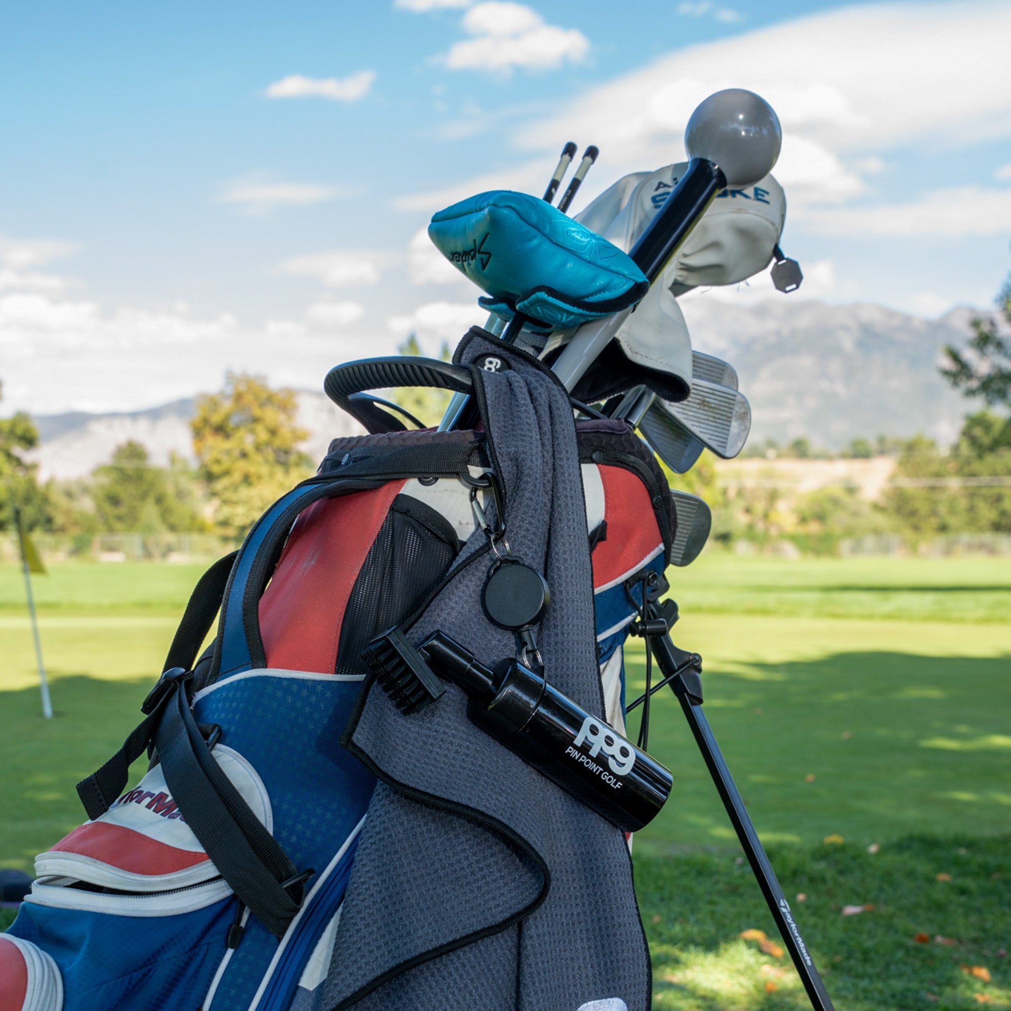 Magnetic Golf Towel Blue