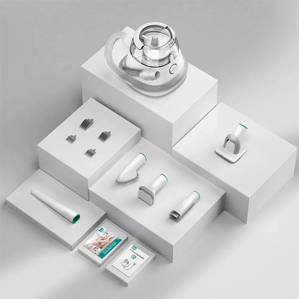 Kit de toilettage pour animaux de compagnie INSE P20 et aspiration sous vide pour le nettoyage des poils