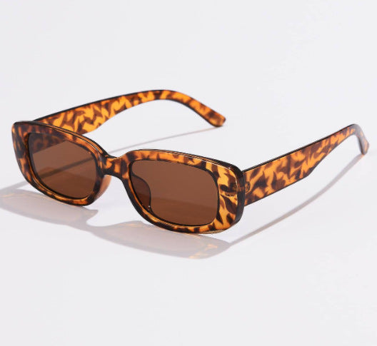 Rectangle Sunglasses For Women Men Trendy Y2k Retro 90s Sun Glasses UV Protection Cool Square Frame