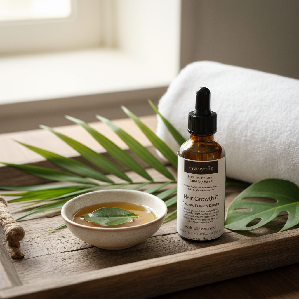 Handcrafted Hair Oil for Fuller-Looking, Healthier Hair