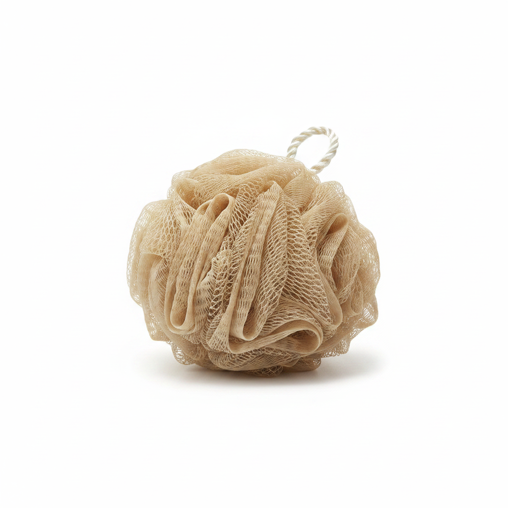 Lace Mesh Bath Pouf