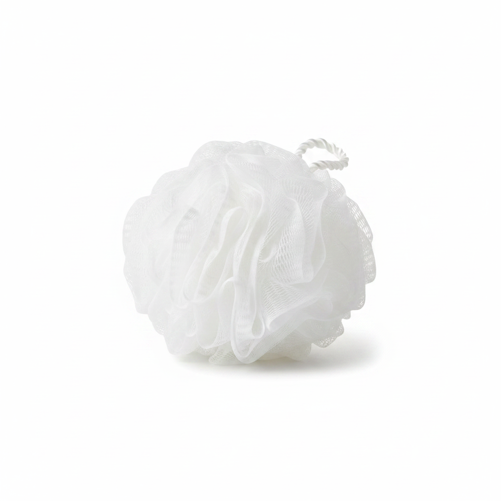 Lace Mesh Bath Pouf