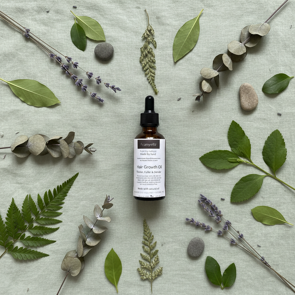 Handcrafted Hair Oil for Fuller-Looking, Healthier Hair