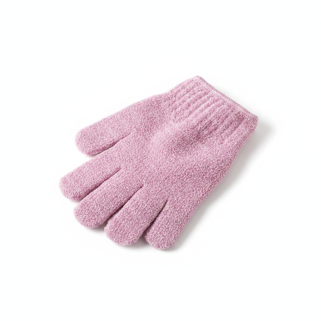 Exfoliating Bath Gloves, Textured Mesh