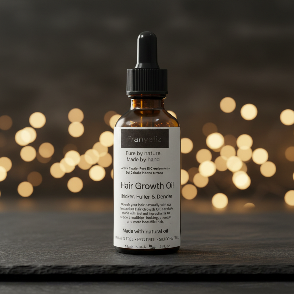 Handcrafted Hair Oil for Fuller-Looking, Healthier Hair