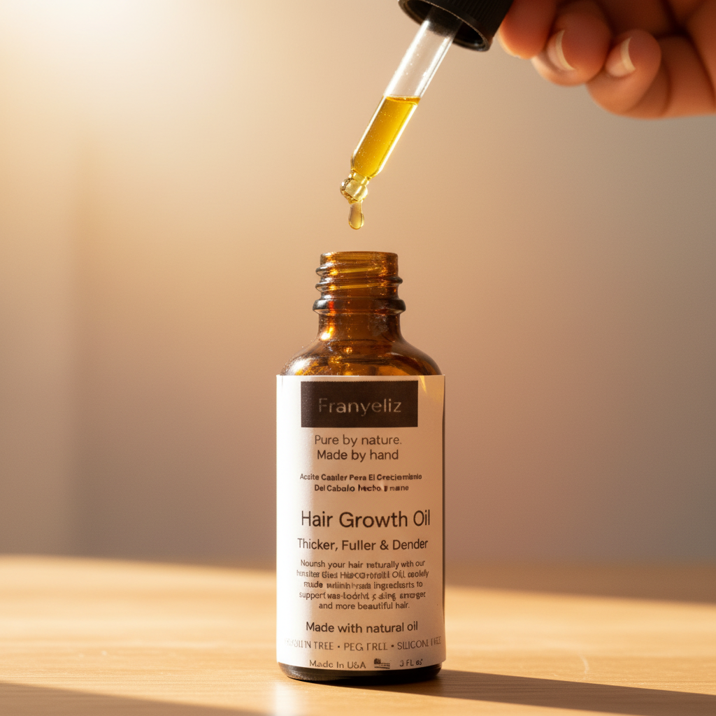 Handcrafted Hair Oil for Fuller-Looking, Healthier Hair