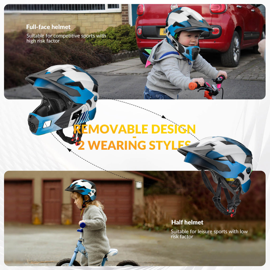 Casque de vélo intégral TS-61 pour enfants