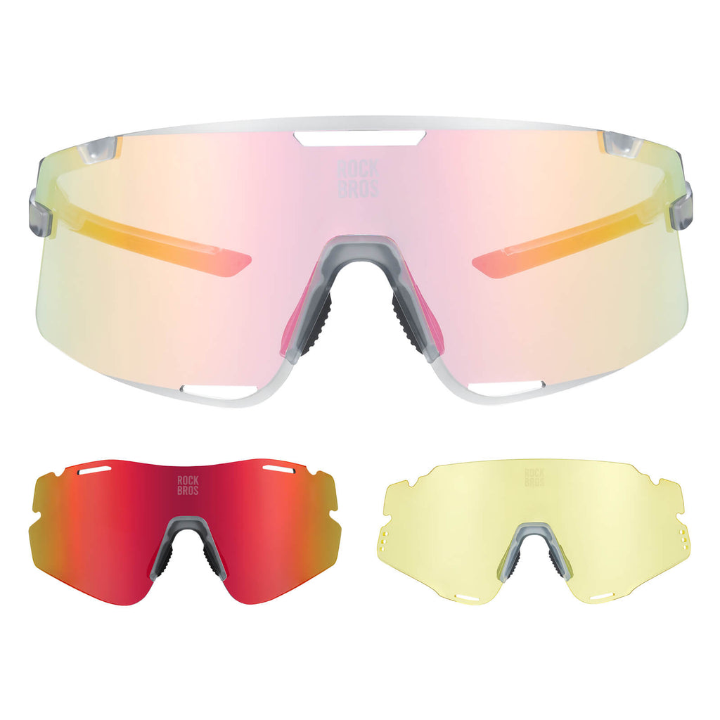 Photochromic Cycling Glasses – 3 Lens Set
