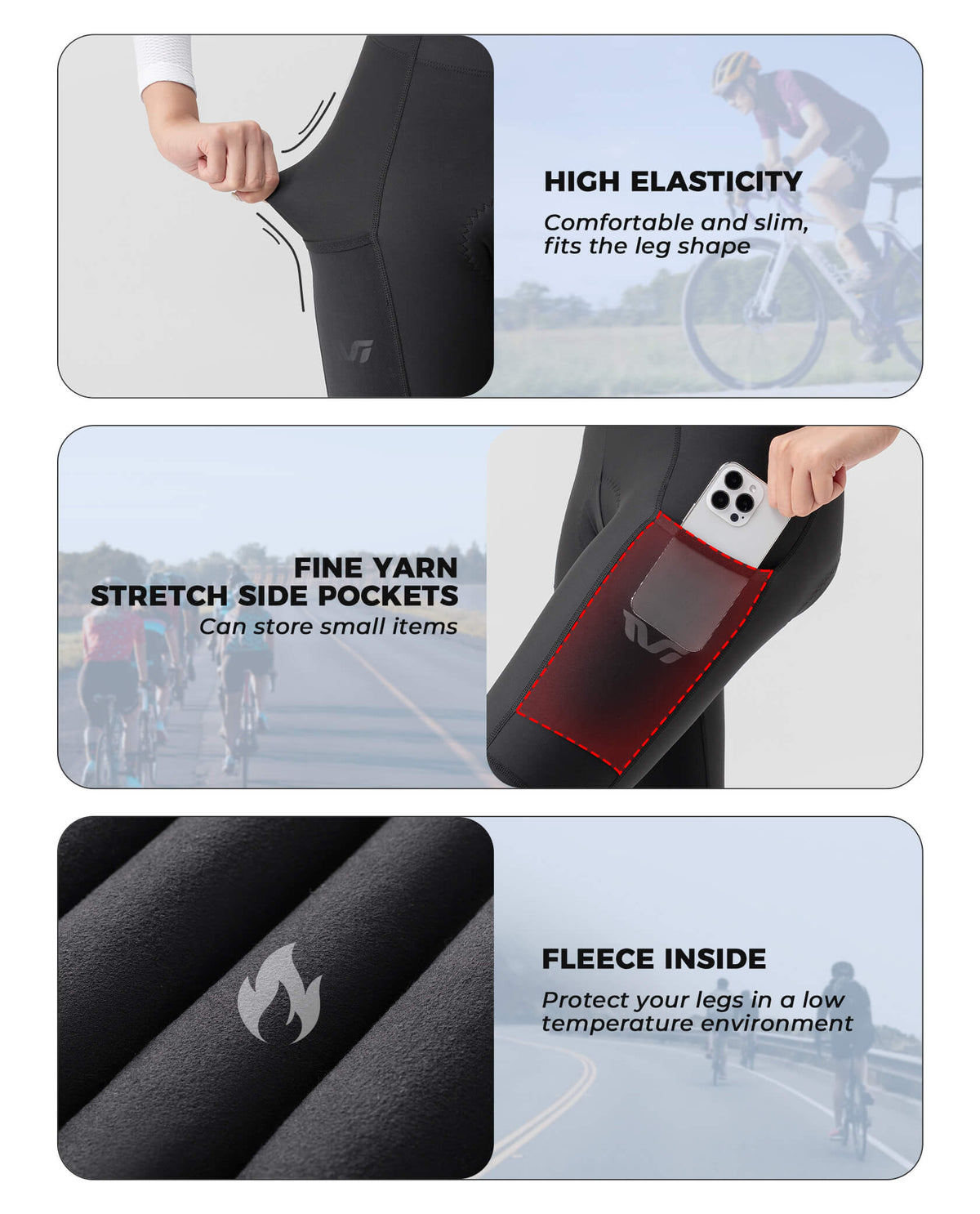 Women's TVI Lightweight Thermal Cycling Tights
