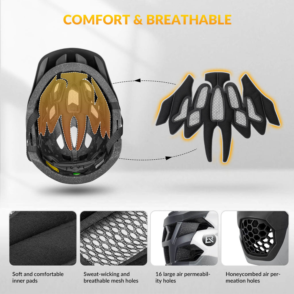 Casque de vélo intégral TS-61 pour enfants